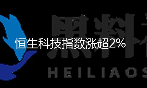 【熱門吃瓜】科技恒生指數(shù)漲超1.5%